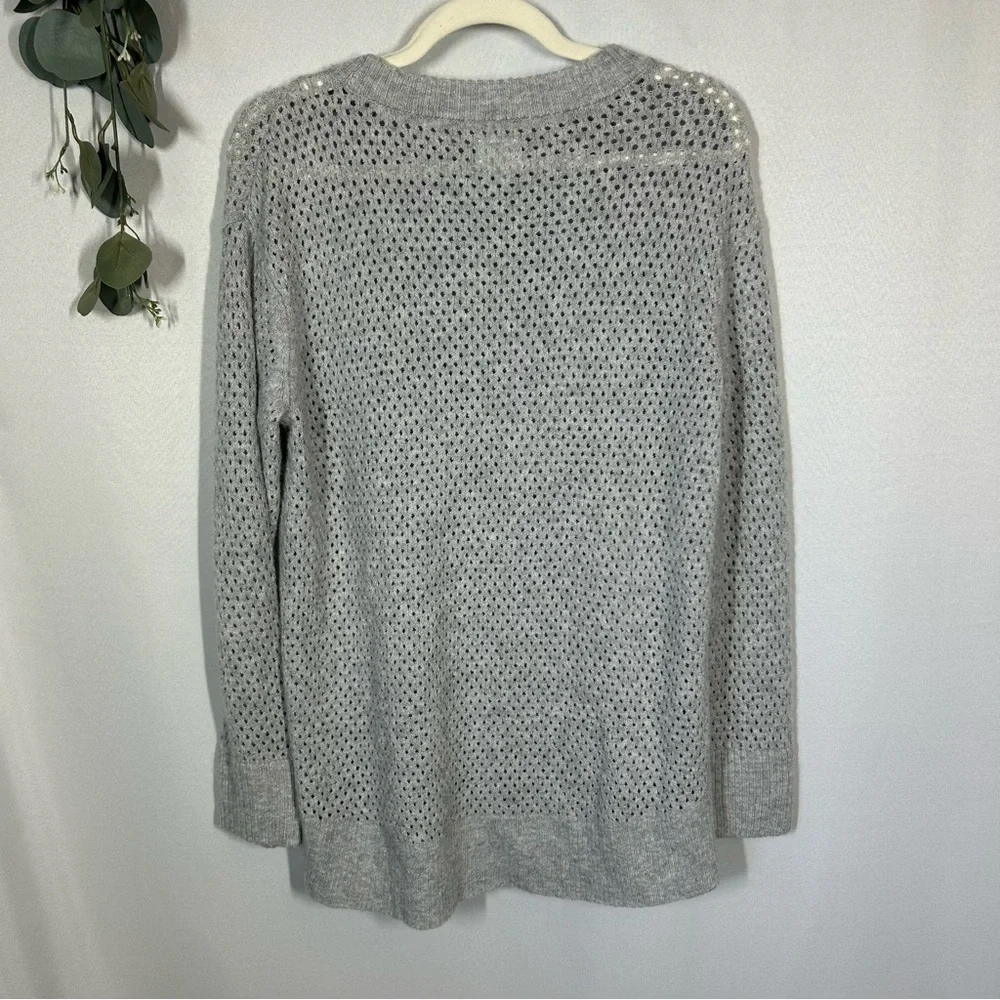 Offline by Aerie | Oversized Open Knit Light Gray Sweater Women’s Size Small